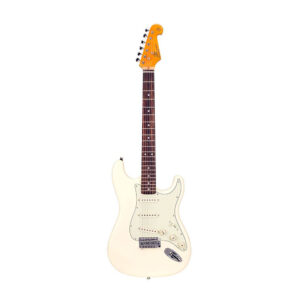 SX Retro Series electric guitar 62 vintage style, vintage white